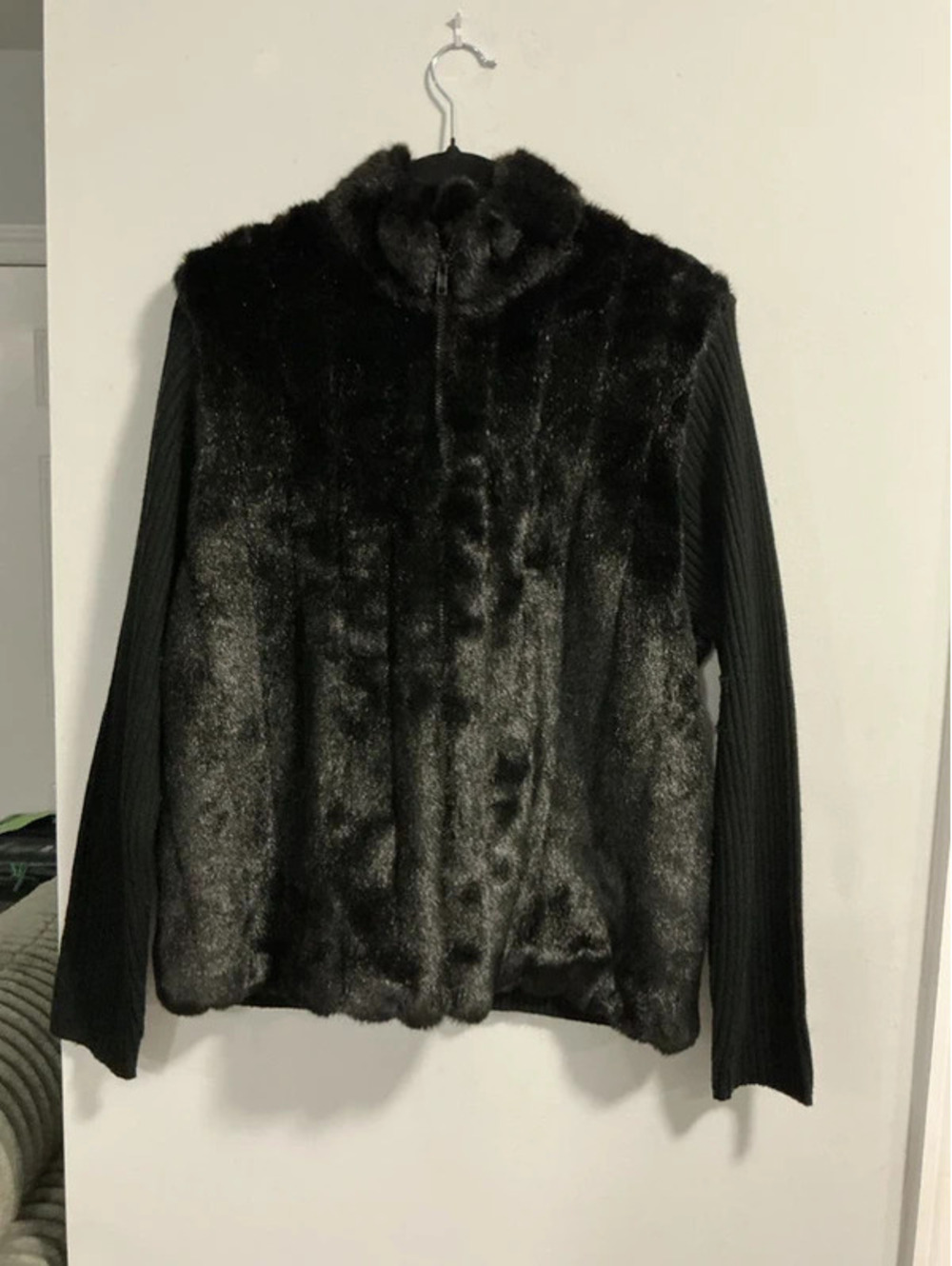 Size XL 18 Lane Bryant Faux Fur Jacket R30